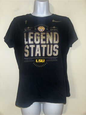 The Nike Tee LSU Legend Status National Champions 2019 T-Shirt